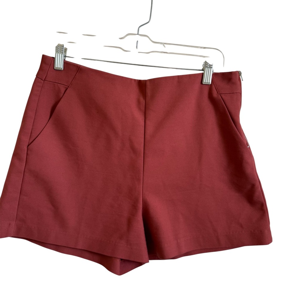 Pimkie Women's Shorts Size eu 38 / 40 High Waist Zipper‎ Pockets Dressy Casual